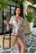 Sandra Desenli Şifon Kimono 5156-08 Sandra Desenli Şifon Kimono 5156-08