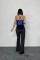 Saks Askılı Degaje Bluz Saks Askılı Degaje Bluz
