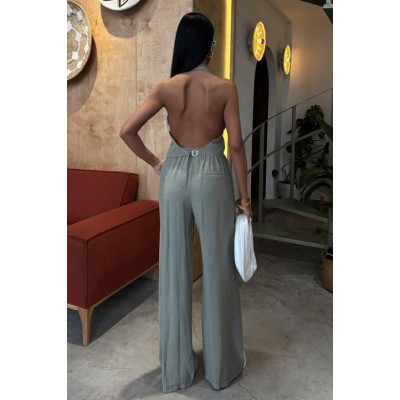 Halter Yaka Yelekli Modal Takım 10144 Halter Yaka Yelekli Modal Takım 10144