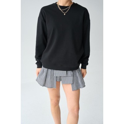 Düz SweatShirt - Siyah Düz SweatShirt - Siyah