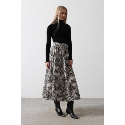 Kloş Leopar Desen Etek - Leopar Kloş Leopar Desen Etek - Leopar