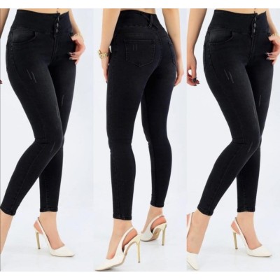 Yüksek Bel Likralı Jean Pantolon 90 Cm Yüksek Bel Likralı Jean Pantolon 90 Cm