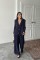 Lacivert Oversize Müslin Takım Lacivert Oversize Müslin Takım