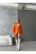 ELLO ETİKETLİ ÇENGELLİ İĞNE DETAYLI CEKET - Orange ELLO ETİKETLİ ÇENGELLİ İĞNE DETAYLI CEKET - Orange