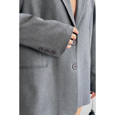 Oversize Ceket - Gri Oversize Ceket - Gri