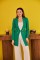 Yeşil Blazer Düğmeli Ceket Yeşil Blazer Düğmeli Ceket