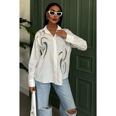 Karlie Brode Nakışlı Gömlek 3369-08 Karlie Brode Nakışlı Gömlek 3369-08