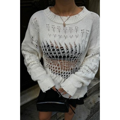 Mihaela Oversize Ajurlu Kazak1216-02 Mihaela Oversize Ajurlu Kazak1216-02