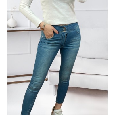 Yüksek Bel Likralı Jean Pantolon 90 Cm Yüksek Bel Likralı Jean Pantolon 90 Cm