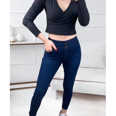 Yüksek Bel Likralı Jean Pantolon 90 Cm Yüksek Bel Likralı Jean Pantolon 90 Cm
