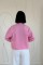 Pembe Fleto Cepli Poplin Gömlek Pembe Fleto Cepli Poplin Gömlek