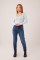 Geniş Yaka Bebe Mavisi Basic Body Bluz Geniş Yaka Bebe Mavisi Basic Body Bluz