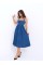 7143 KOT ELBİSE-MAVİ 7143 KOT ELBİSE-MAVİ
