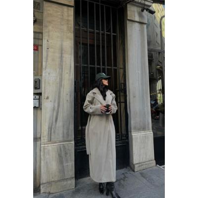 KAŞE KABAN MAXİ - Vizon KAŞE KABAN MAXİ - Vizon