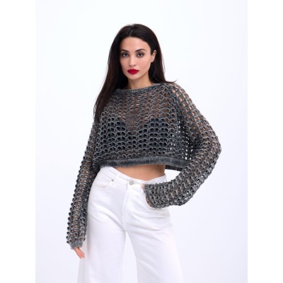 3958 TRİKO FİLE BOLERO-ANTRASİT 3958 TRİKO FİLE BOLERO-ANTRASİT