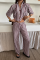 ÇİZGİLİ CROP GÖMLEK - SALAŞ PANTOLON TAKIM MODAL - Bordo ÇİZGİLİ CROP GÖMLEK - SALAŞ PANTOLON TAKIM MODAL - Bordo