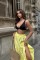 Audrey Fıfrlı Yırtmaç Detay Etek 4037 Audrey Fıfrlı Yırtmaç Detay Etek 4037