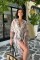 Sandra Desenli Şifon Kimono 5156-08 Sandra Desenli Şifon Kimono 5156-08