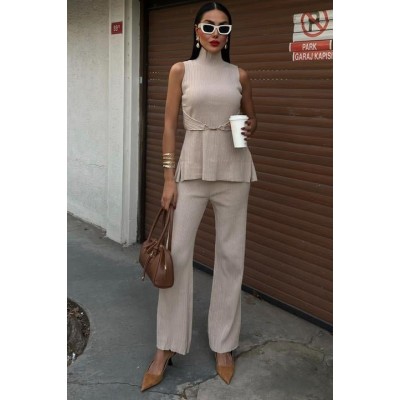 Rose Dik Yaka Fitilli Takım 9946 Rose Dik Yaka Fitilli Takım 9946