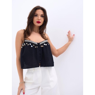 6989 BLUZ-SİYAH 6989 BLUZ-SİYAH