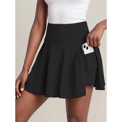 Kadın Yüksek Bel Cepli Sandy Short Etek Kadın Yüksek Bel Cepli Sandy Short Etek