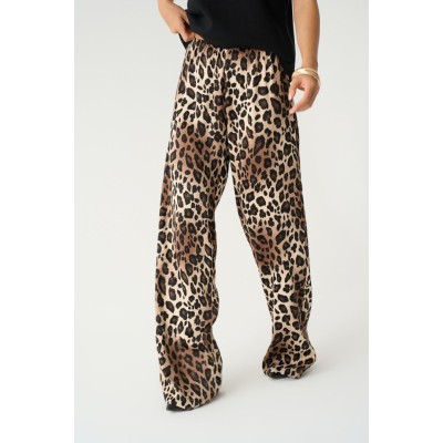 Lastikli Pantolon - Leopar Lastikli Pantolon - Leopar