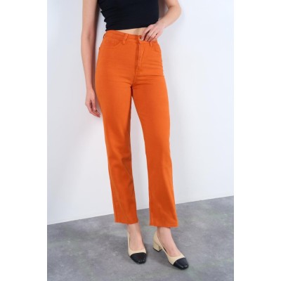Strong Düz Pantolon - Oranj Strong Düz Pantolon - Oranj