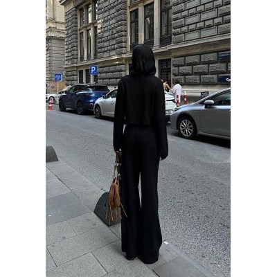 Nancy Kruveze Yaka Crop Takım 9954 - 25 Nancy Kruveze Yaka Crop Takım 9954 - 25