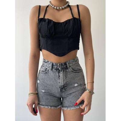 Elix Askılı Büstiyer Crop Elix Askılı Büstiyer Crop