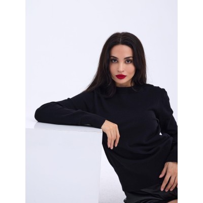 4217 TRİKO BASİC KAZAK-SİYAH 4217 TRİKO BASİC KAZAK-SİYAH