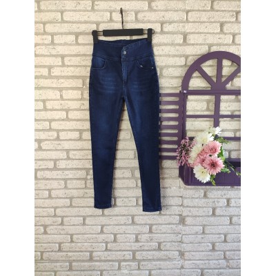Yüksek Bel Likralı Jean Pantolon 90 Cm Yüksek Bel Likralı Jean Pantolon 90 Cm