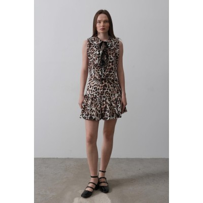 Leopar Desen Mini Etek - Leopar Leopar Desen Mini Etek - Leopar