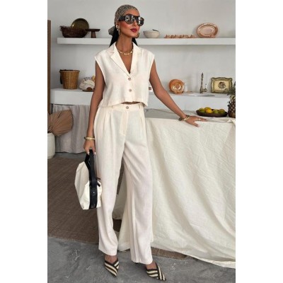 Zoe Crop Yelek Takım 9744-08 Zoe Crop Yelek Takım 9744-08