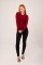 Uzun Kollu Basic Bordo Bluz Uzun Kollu Basic Bordo Bluz