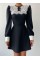Parma Uzun Kollu Mini Boy Elbise Parma Uzun Kollu Mini Boy Elbise