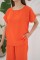 Oranj T-Shirt Ve Pantolon Takım Oranj T-Shirt Ve Pantolon Takım