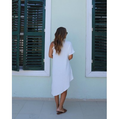 Kadın Tek Omuzu Açık Askılı Asimetrik Kesim Detaylı Bluz Kadın Tek Omuzu Açık Askılı Asimetrik Kesim Detaylı Bluz