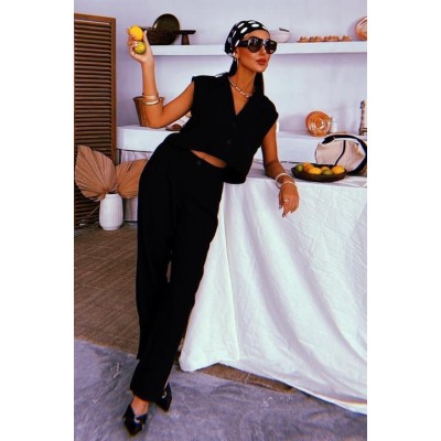 Zoe Crop Yelek Takım 9744-08 Zoe Crop Yelek Takım 9744-08