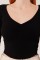 Geniş Yaka Siyah Basic Body Bluz Geniş Yaka Siyah Basic Body Bluz