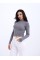 42491 TRİKO SAÇ ÖRGÜ CROP KAZAK-GRİ 42491 TRİKO SAÇ ÖRGÜ CROP KAZAK-GRİ