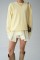 Düz SweatShirt - Açık Sarı Düz SweatShirt - Açık Sarı