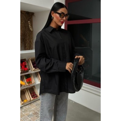 Klasik Oversize Poplin Gömlek 3421 Klasik Oversize Poplin Gömlek 3421