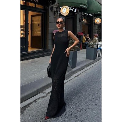 Afro Ajurlu Maksi Elbise 2796 Afro Ajurlu Maksi Elbise 2796
