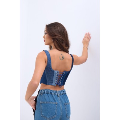 6890 KOT CROP-MAVİ 6890 KOT CROP-MAVİ