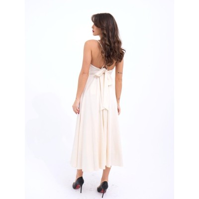 7073 ELBİSE-BEJ 7073 ELBİSE-BEJ