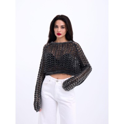 3958 TRİKO FİLE BOLERO-SİYAH 3958 TRİKO FİLE BOLERO-SİYAH