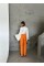 BEL LASTİK DETAYLI MODAL KUMAŞ PANTOLON - Orange BEL LASTİK DETAYLI MODAL KUMAŞ PANTOLON - Orange