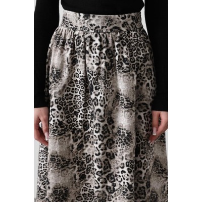 Kloş Leopar Desen Etek - Leopar Kloş Leopar Desen Etek - Leopar
