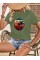 Kadın Kısa Kollu Palmiye Baskılı Viskon T-shirt Kadın Kısa Kollu Palmiye Baskılı Viskon T-shirt