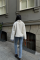 YÜN CROP KABAN - Krem YÜN CROP KABAN - Krem